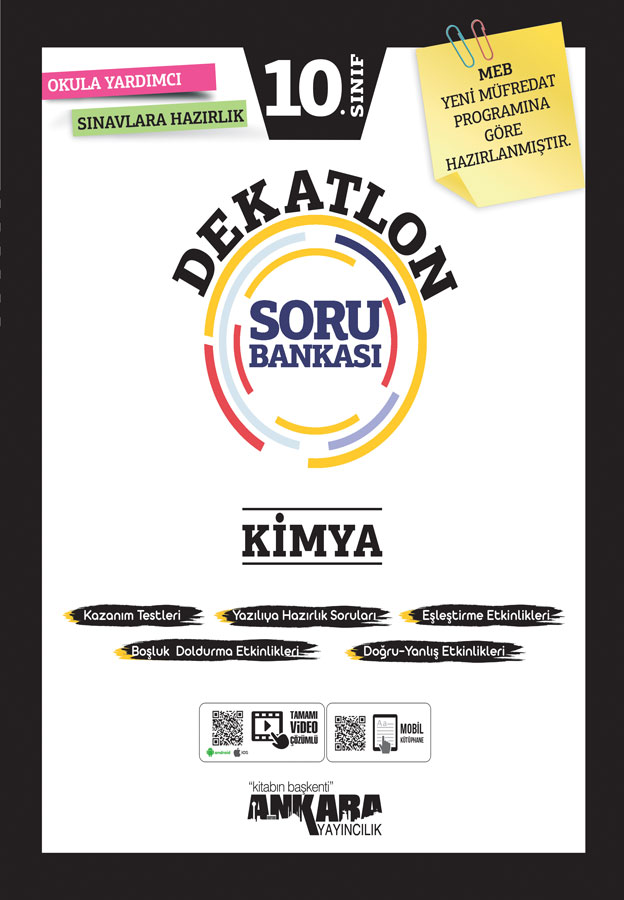 10. Sınıf Kimya Dekatlon Soru Bankası - Ankara Yayıncılık