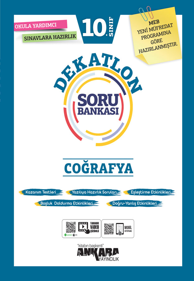 10. Sınıf Coğrafya Dekatlon Soru Bankası - Ankara Yayıncılık