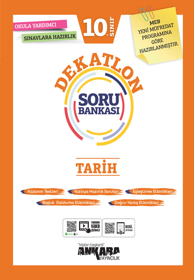 10. Sınıf Tarih Dekatlon Soru Bankası - Ankara Yayıncılık