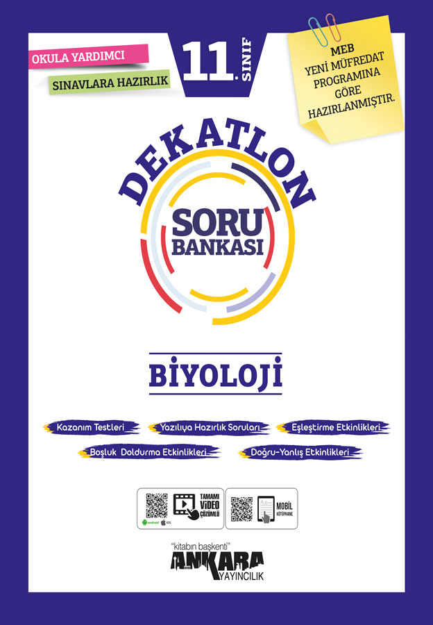 11. Sınıf Biyoloji Dekatlon Soru Bankası - Ankara Yayıncılık