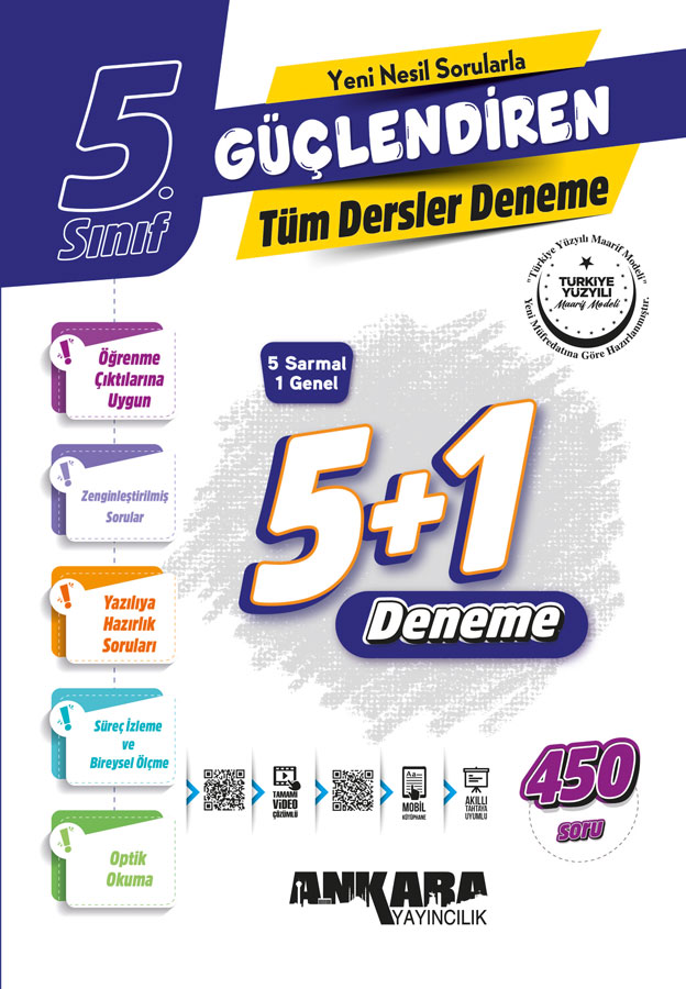 5. Sınıf Güçlendiren Tüm Dersler Denemeler