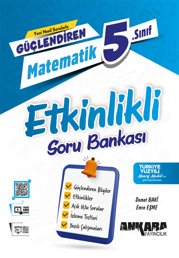 5.Sınıf Güçlendiren Matematik Etkinlikli Soru Bankası