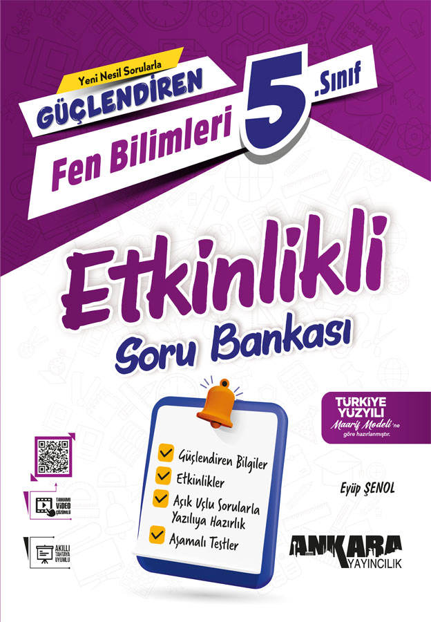 5.Sınıf Güçlendiren Fen Bilimleri Etkinlikli Soru Bankası