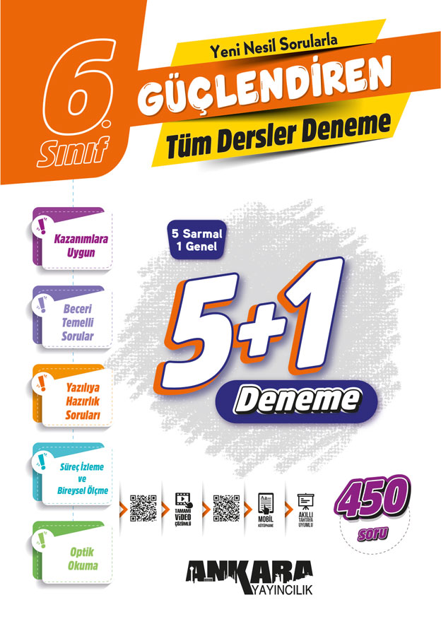 6. Sınıf Güçlendiren Tüm Dersler Denemeler