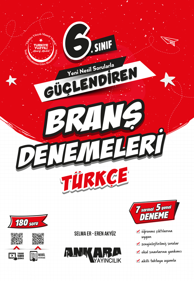 6.Sınıf Güçlendiren Türkçe Branş Denemeleri
