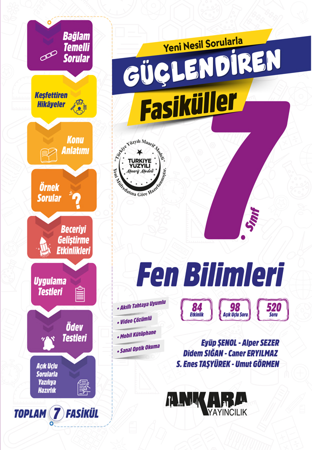 7. Sınıf Fen Bilimleri Güçlendiren Fasiküller