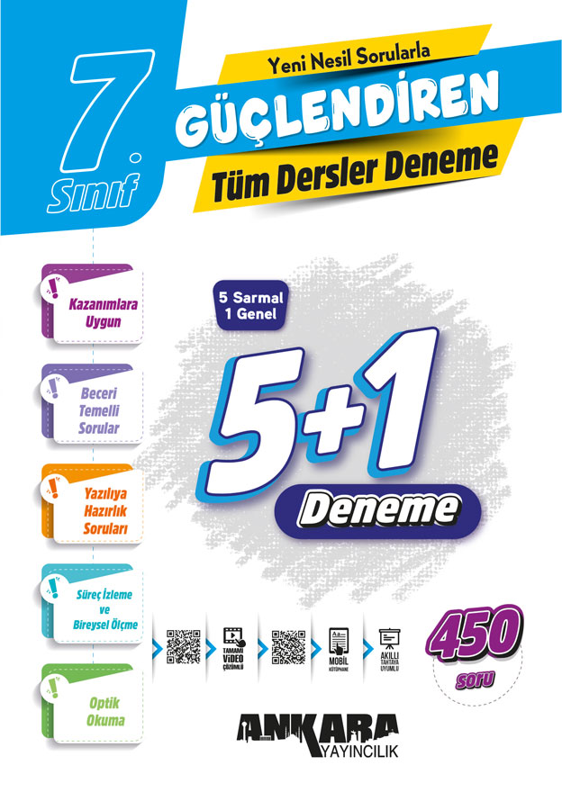 7. Sınıf Güçlendiren Tüm Dersler Denemeler