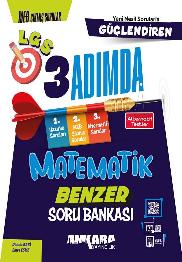 8.Sınıf Güçlendiren 3 Adımda Benzer Matematik Soru Bankası
