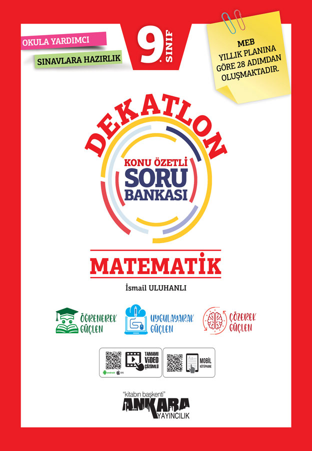 9. Sınıf Matematik Dekatlon Konu Özetli Soru Bankası - Ankara Yayıncılık