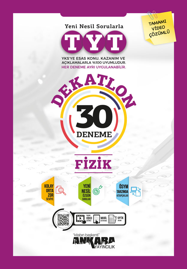 TYT Dekatlon Fizik 30 Deneme - Ankara Yayıncılık